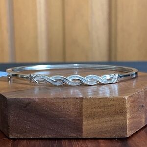 NWT sterling silver 1/4 CT tw diamond bracelet